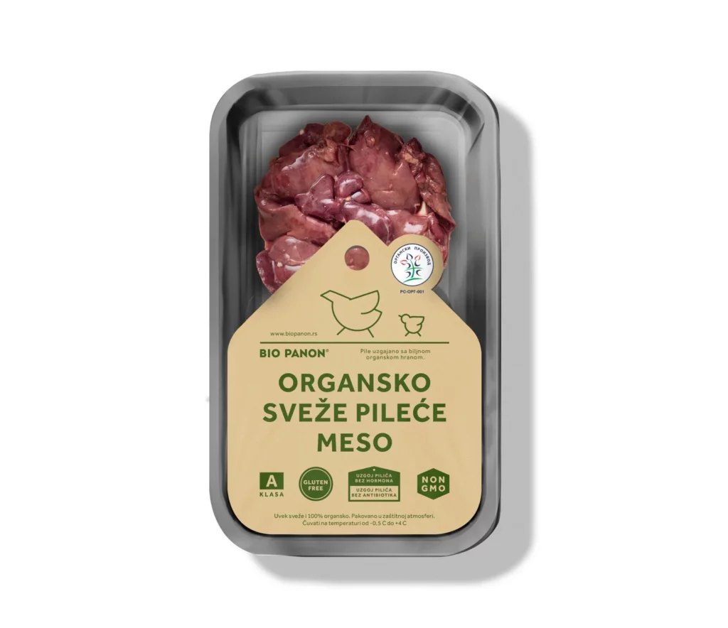 Organska pileća jetra 250g
