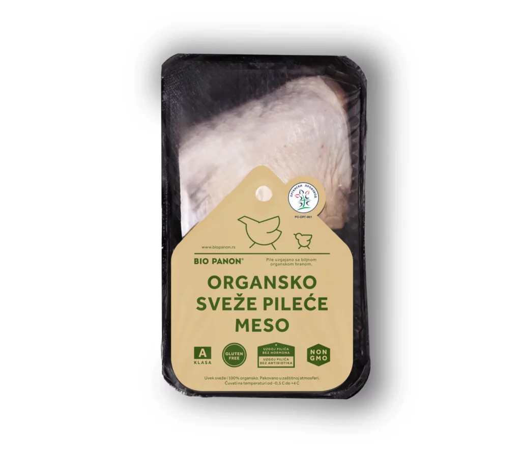 Organsko pileće meso i kosti za supu